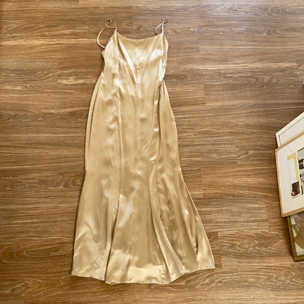 GORGEOUS VINTAGE SILK DRESS